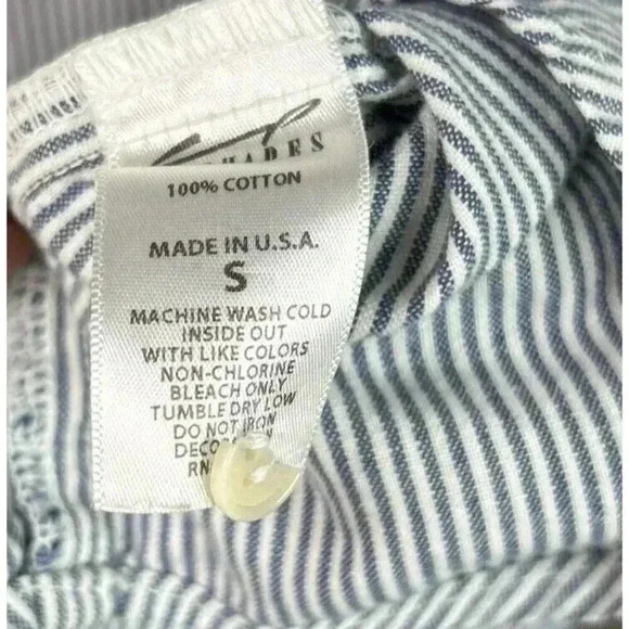 CP Shades Top Small Tunic Popover Striped Long Sleeves Sz S - Picture 5 of 11